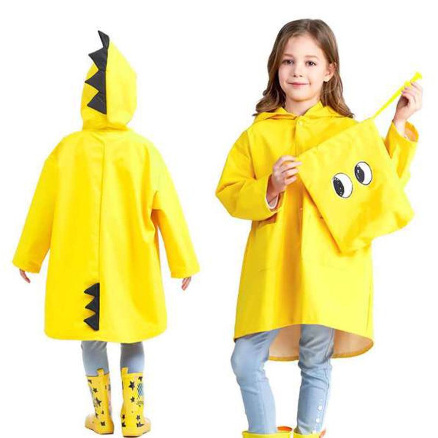 Compre Chicos Portátiles Para Niños A Prueba De Viento Poncho Impermeable Para Niños Poncho Lindo En Forma De Dinosaurio Niños Con Capucha Impermeable ...