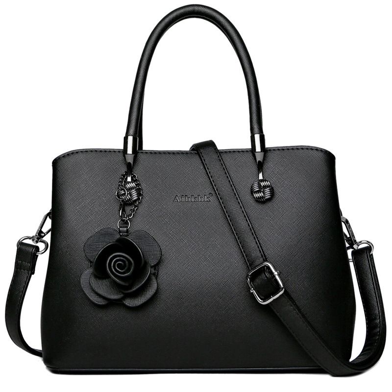 S9181 New Leather Handbag Mama Bag Handbag European And American Fashion Wild Shoulder Messenger ...