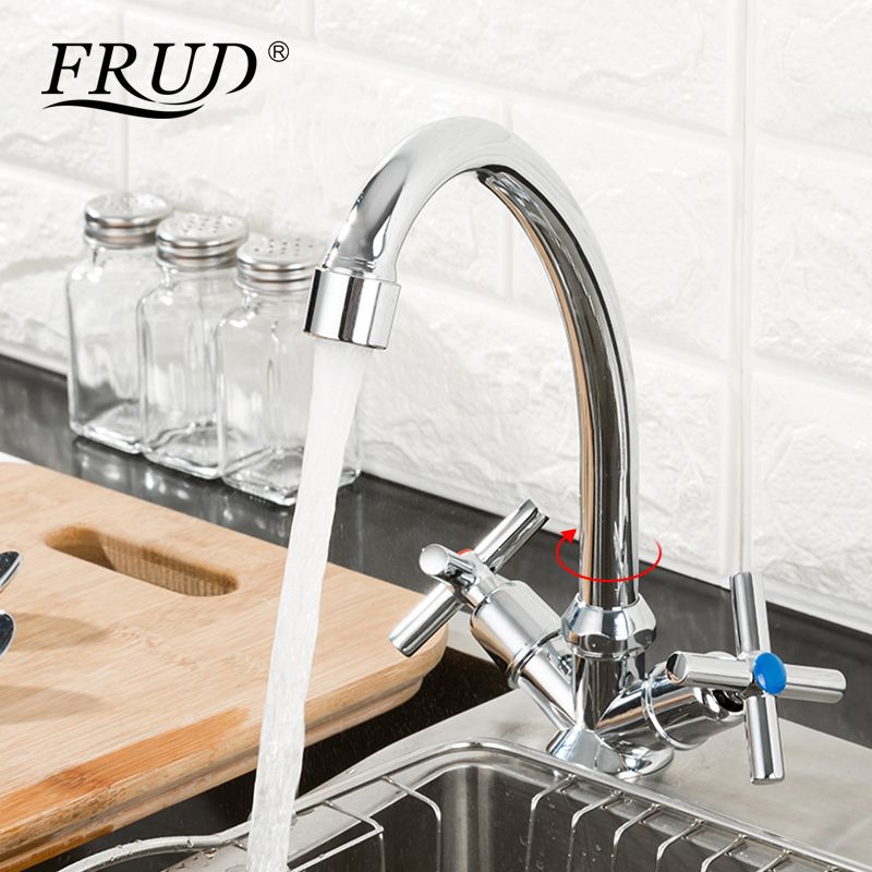 Купить Оптом FRUD New Arrival <b>Kitchen Faucet Mixer</b> Double ...