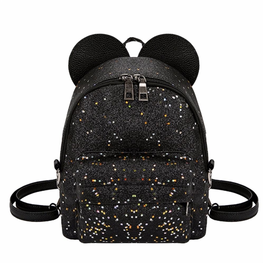 Fashion School Bags For Teenage Girls Shining Women Cute Mini Backpacks For Girls A Leather ...