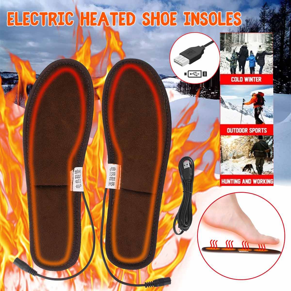 2020 USB Electric Heated Shoe Insoles Comfortable Foot