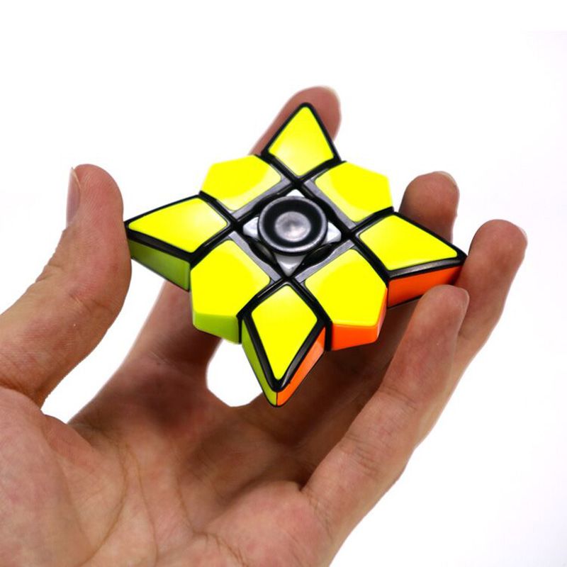 Fidget Spinner Cubes Spinning Magic Cube EDC Anti Stress Rotation