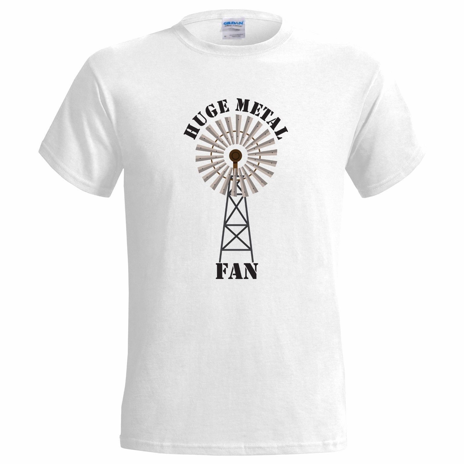 huge metal fan funny