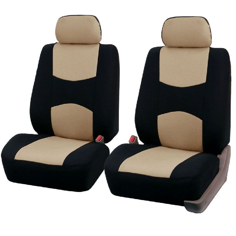 Black&Beige Universal Car Seat Covers Set Fit Most Cars Covers Autos