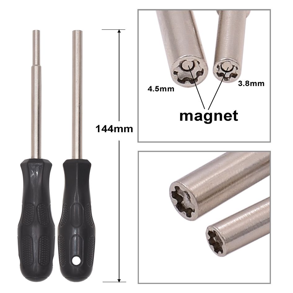 2020 Black Handle 3.8 4.5 Gamebit 3.8mm 4.5mm Security ...