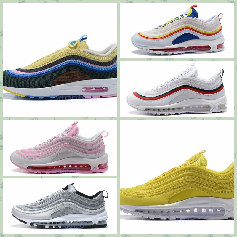Nike Air Max Original AirMax barato Hombres Mujeres Deportes al aire libre zapatos 97 OG NRG 97S SE Plus QS PRM Diseñador de lujo oficial zapatillas Nike Air Max Original AirMax barato Hombres Mujeres Deportes al aire libre zapatos 97 OG NRG 97S SE Plus QS PRM Diseñador de lujo oficial zapatillas