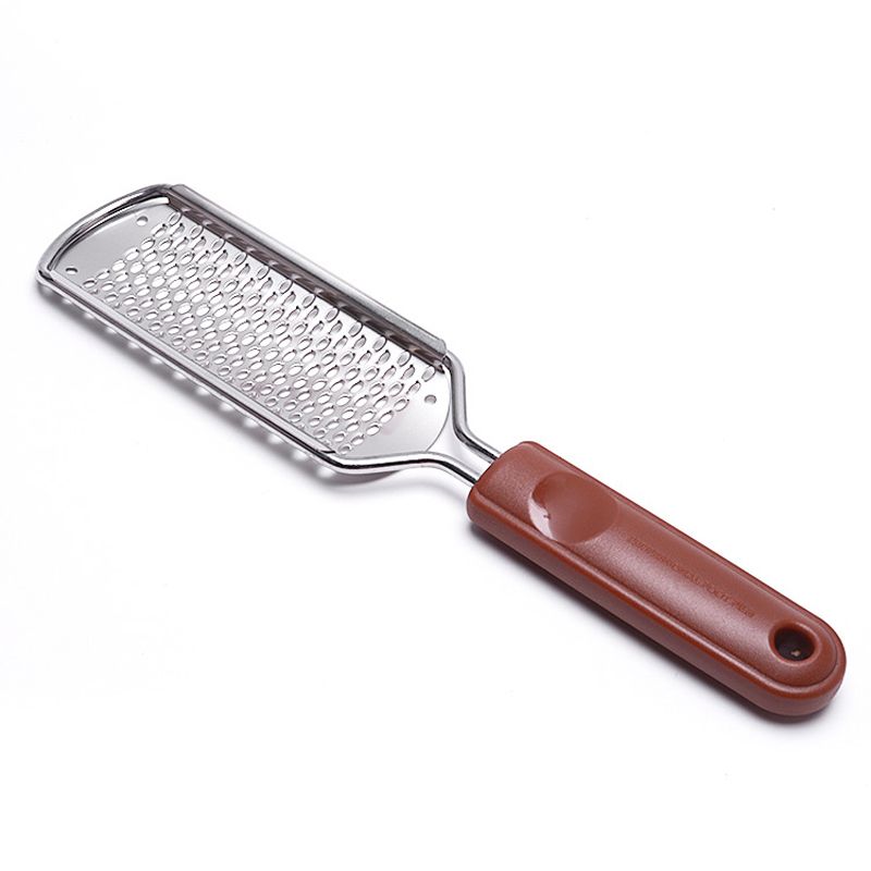 Stainless Steel Foot Rasp Feet File Plastic Handle Lima Pies Pedicure Scrubber Tools Feet Grater