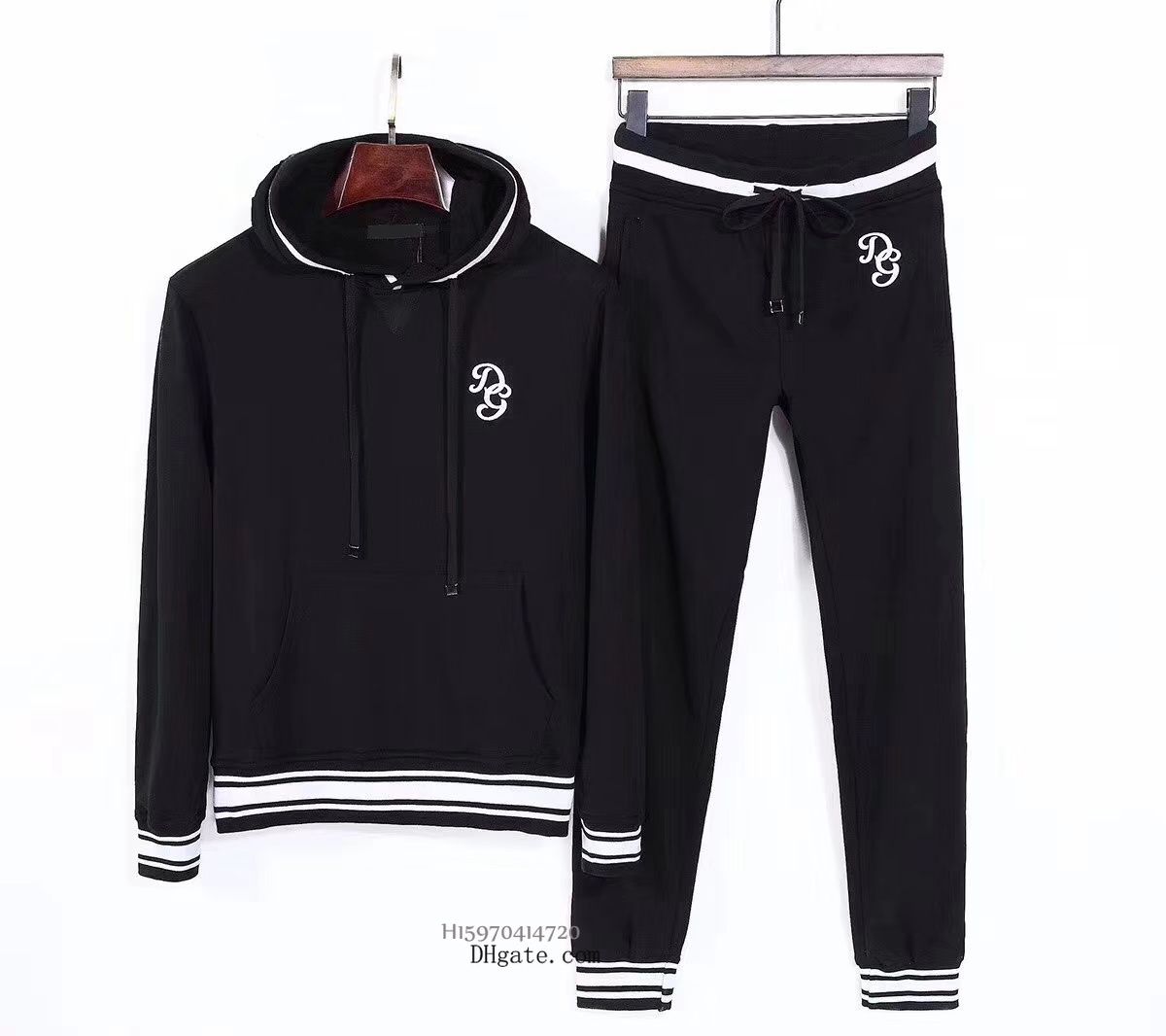 slim fit designer tracksuit