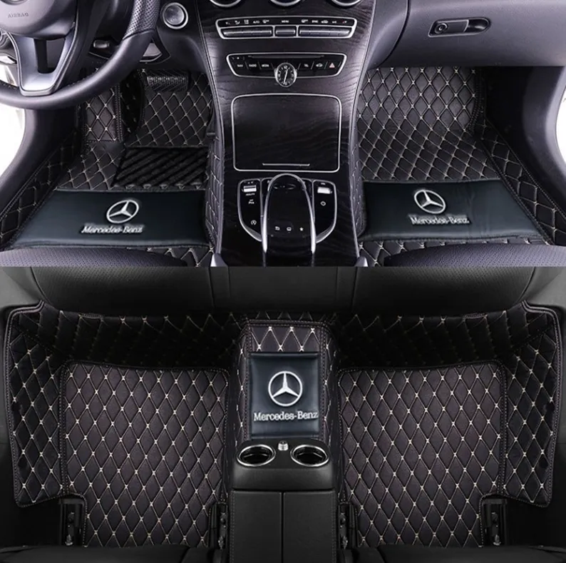 Applicable To Mercedes Benz C Class 2010 2018 Car Anti Slip Mat Indoor Carpet Anti Slip Leather Mat Non Toxic Mat