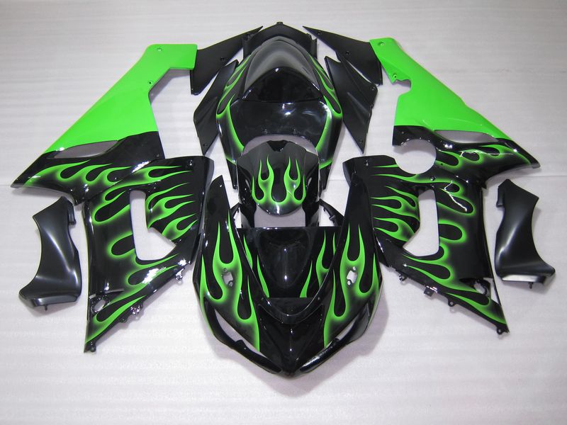 New Abs Fairings Kits Fit For Kawasaki Ninja 636 Zx 6r Zx6r 05 06