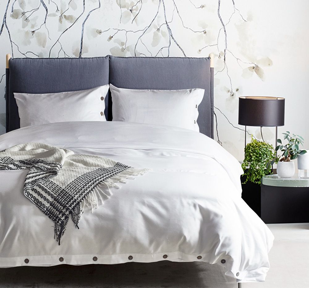 Drop Holiday Gift Nordic Solid White Color Bedding Duvet Drop Holiday Gift Nordic Solid White Color Bedding Duvet Cover Set Pillowcase Twin Queen King Size With Ons