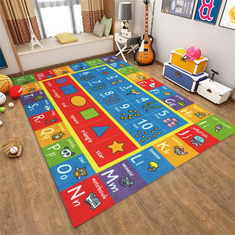 Playtime Collection Abc Numbers And Shapes Educational Area Rug Playtime Collection Abc Numbers And Shapes Educational Area Rug Baby Play Mat Kids Carpet Animal New Arrivel A27 Z Broadloom Shaw Commercial
