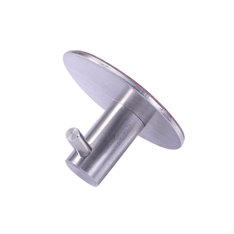 Self Adhesive Wall Mount Hook Key Robe Coat Towel Heavy Duty Stainless Steel Hooks No Drill J2y