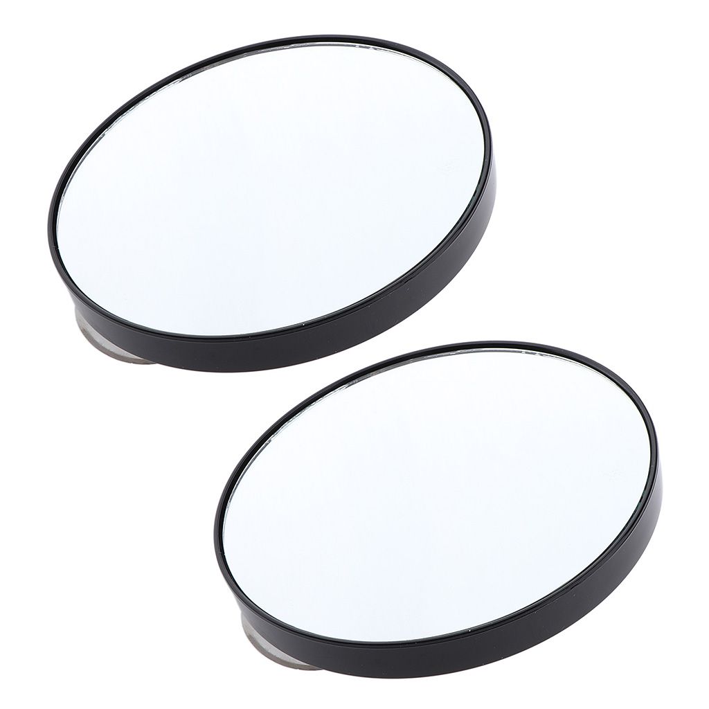 2x Travel Wall Suction Mirror Small 10x Magnifying Makeup Cosmetic Bathroom Shaving