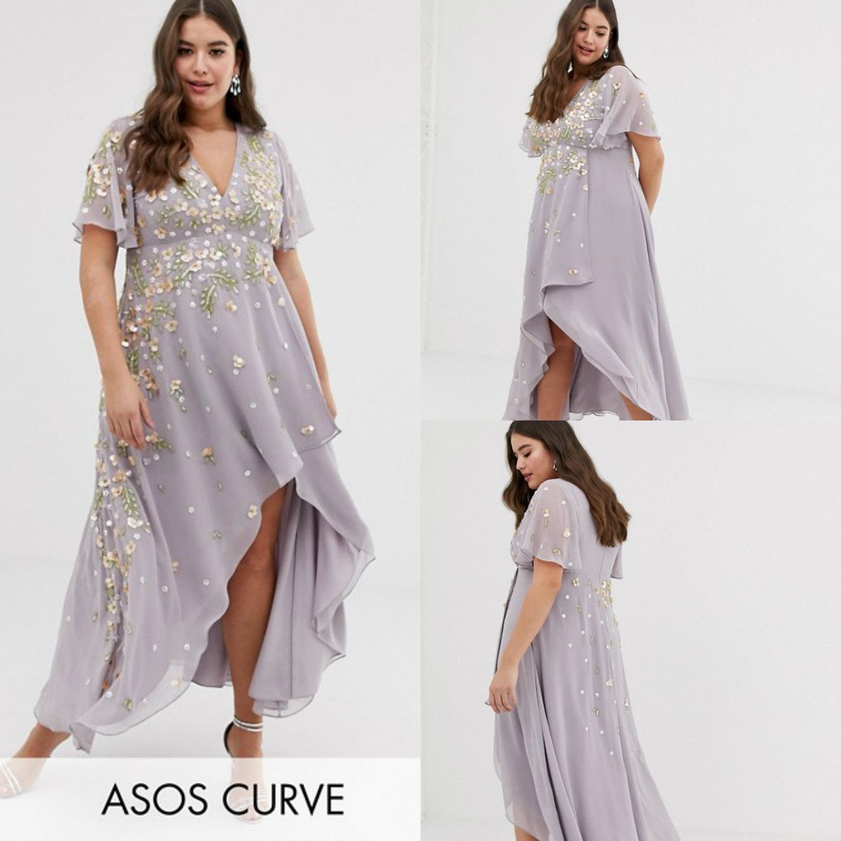 asos plus size evening gowns sleeves