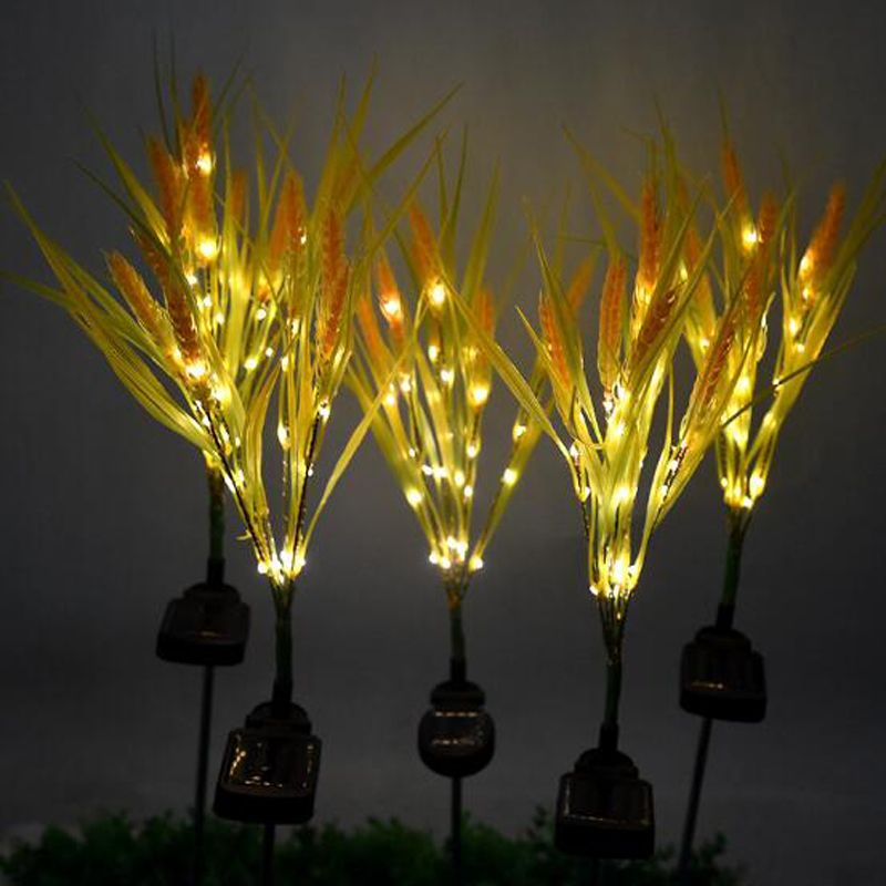 2021 Outdoor Solar Garden Lighting LED Rice Lamp Wheat Lamp Reed Lamp