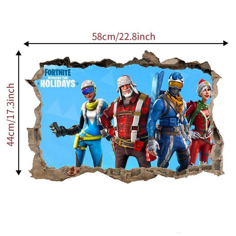 Compre Fortnite Batalha Royale Adesivo De Parede Jogo Dos Desenhos - compre fortnite batalha royale adesivo de parede jogo dos desenhos animados poster pvc pictures criancas sala de pano de fundo adesivo boa qualidade de