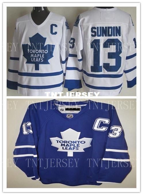 2020 Cheap Custom CCM Mats Sundin 13 Toronto Maple Leafs ...