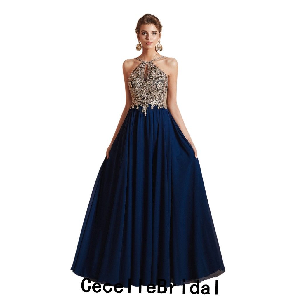 Navy Blue Tulle Dress Women