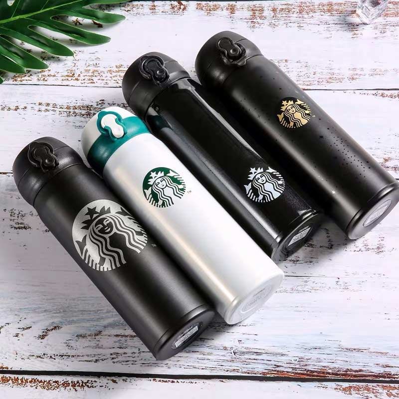 2021 500ml Starbucks Double Wall Stainless Steel Water Bottle Portable