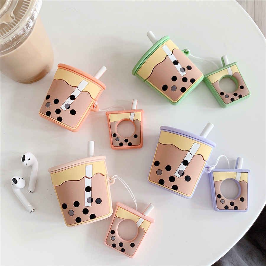 Case For Airpods 2 Case Silicone Soft Cartoon Earphone