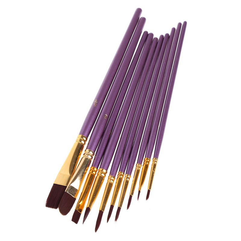 Malen DIY 6 Stücke Nylon Künstlerpinsel Kinder kunst Handwerk Kinderpinsel-Set