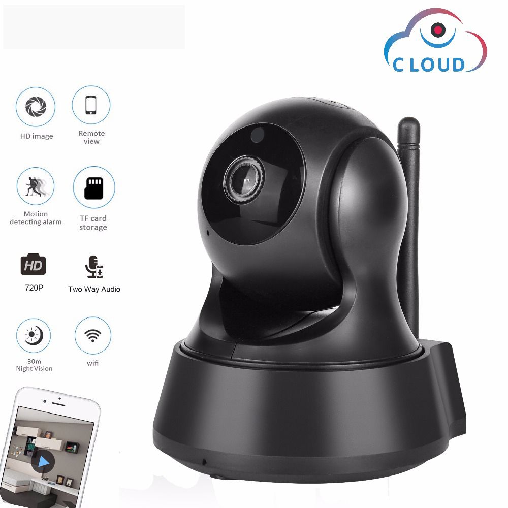 720P Cloud Storage IP Camera Wireless Wifi Cam Home Security