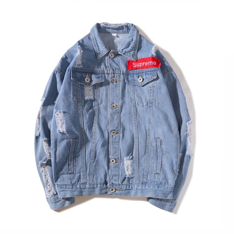 jaqueta jeans supreme