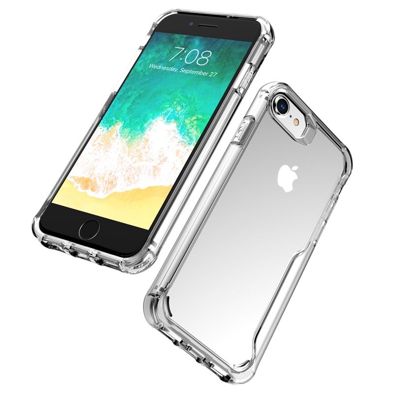 Clear Case For IPhone 6 6s 7 8 High Quality TPU PC Built In Airbag