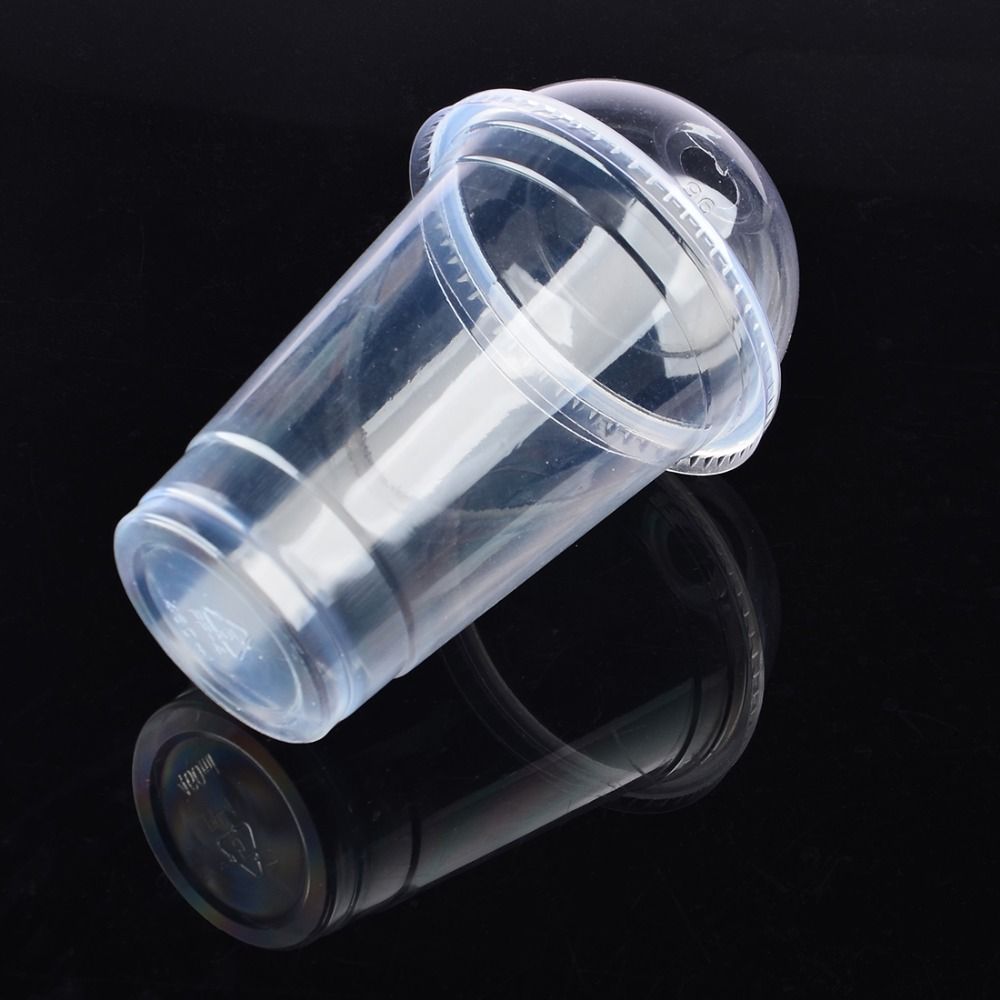 Clear Disposable Plastic Tea Cup Coffee Cups With Lids 450ml For Iced Coffee Bubble From Txbiao ...