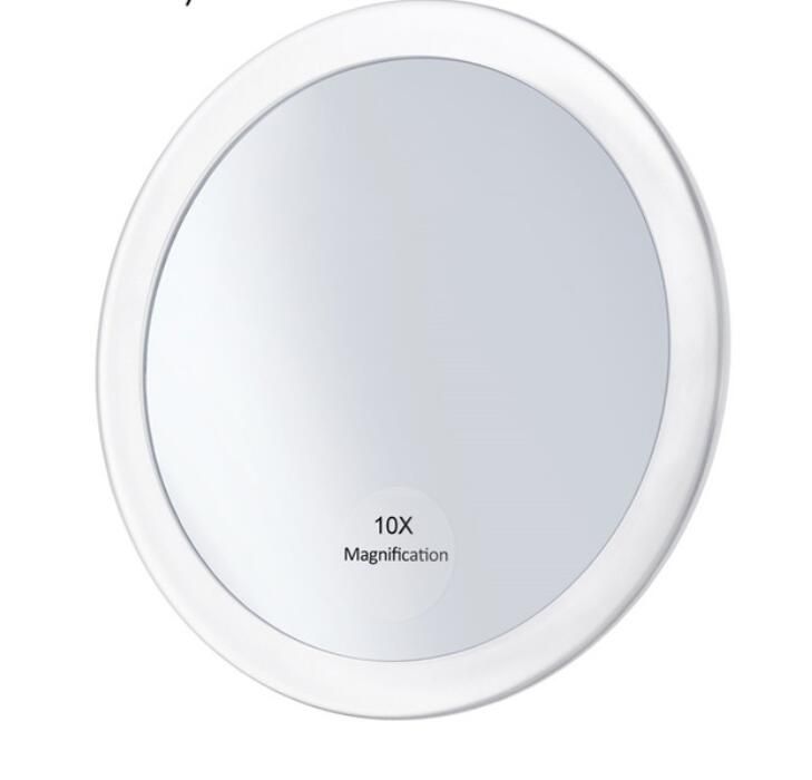 10x Magnifying Makeup Mirror With 3 Suction Cups Make Up Pocket Cosmetic Magnification Compact