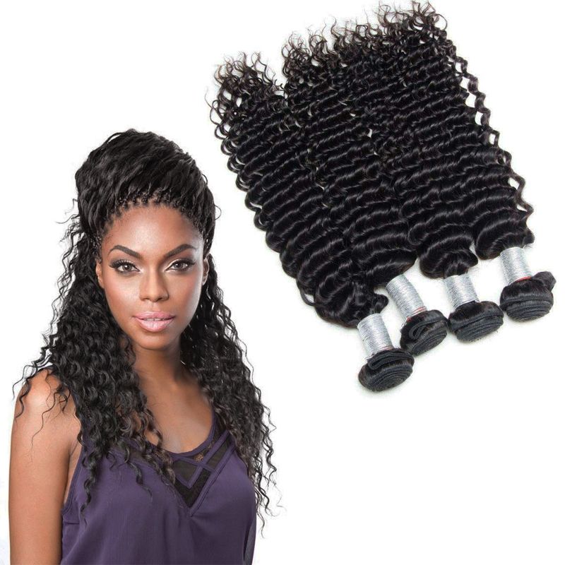 Top Quality Human Hair Bundles 8 30 Inch Brazilian Deep Wave Super