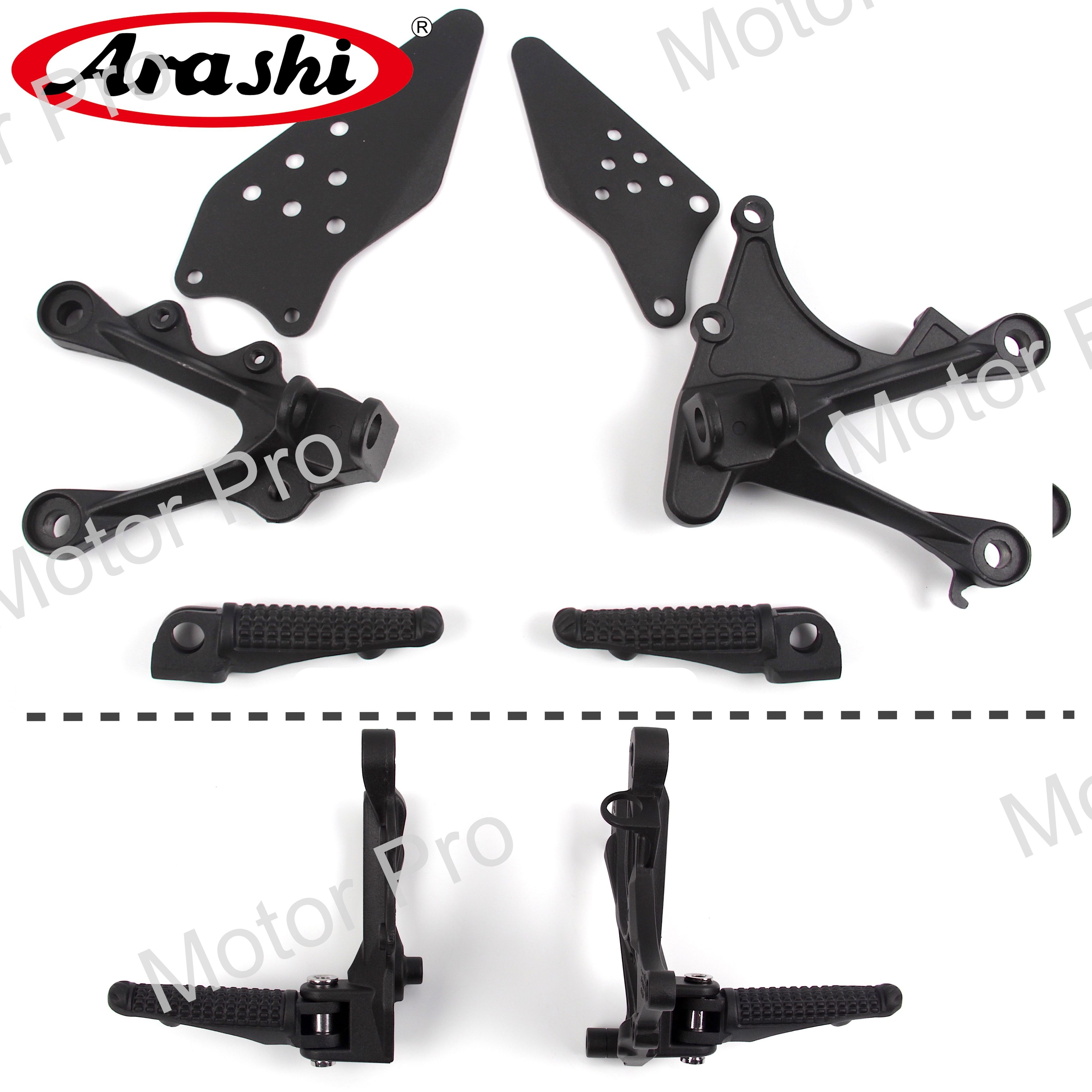 2019 Arashi Front Footrest For Kawasaki Ninja Zx6r 2005 2008