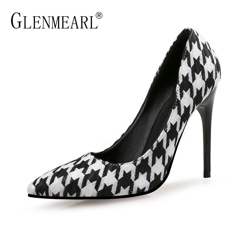 Solo Mujer Primavera Partydi Altos Grandes Bombas Marca Delgados Zapatos Moda Tacones Vestido Punta Tallas Estrecha xsBQdthrC