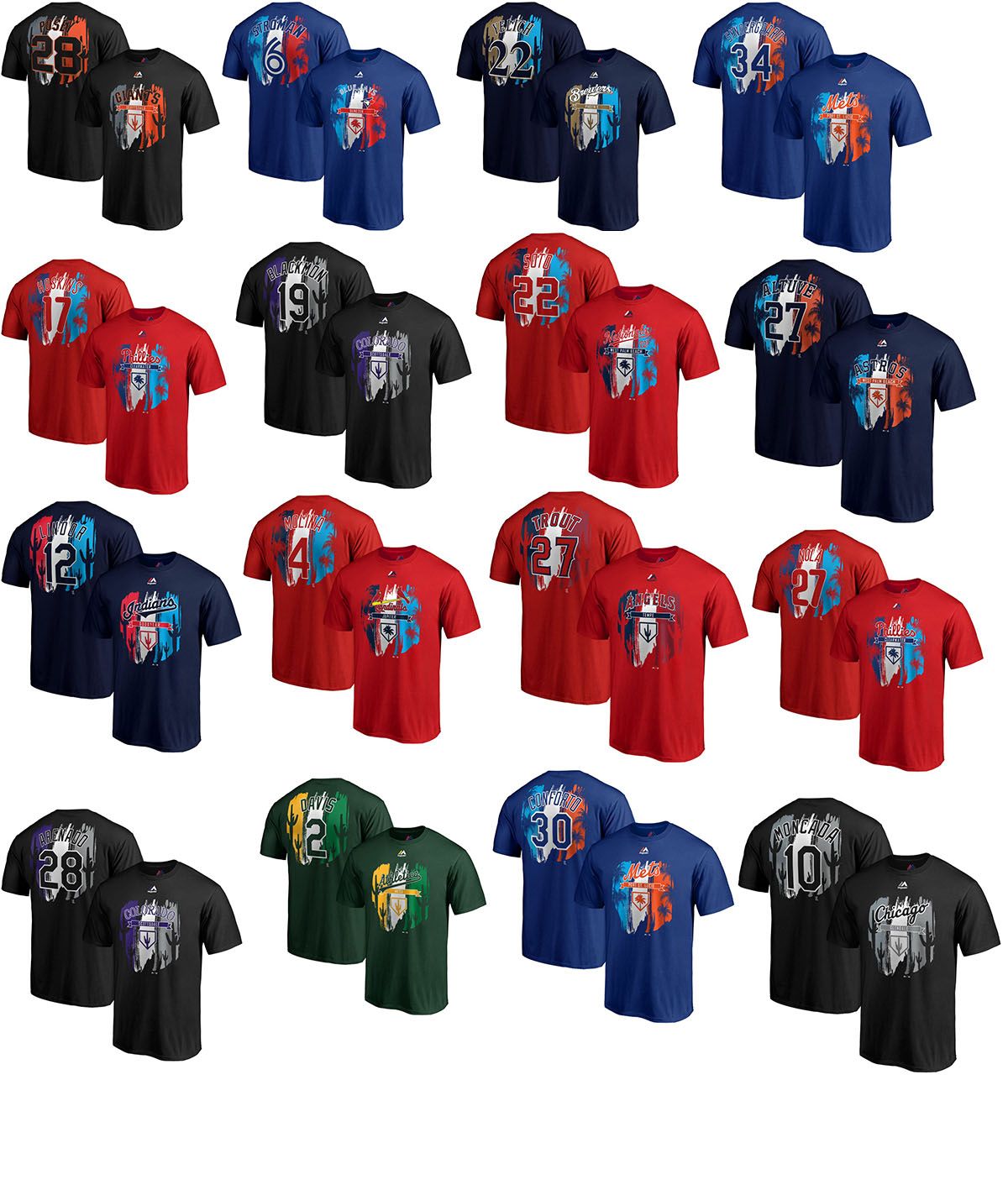 mlb spring training apparel