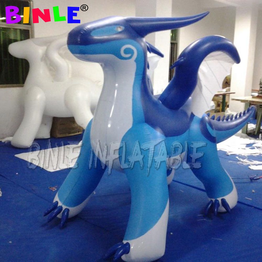 2021 Hot Sale Cheap Giant Flying Inflatable Sea Dragon Blue Zenith