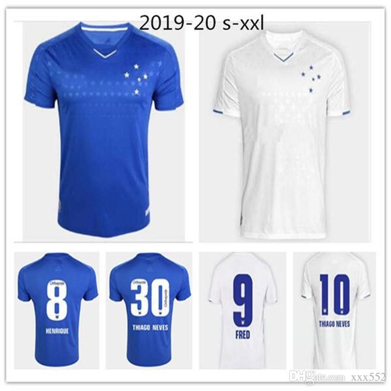 Cruzeiro Home Soccer Football Shirt Jersey 2020 Adidas Brazil Men