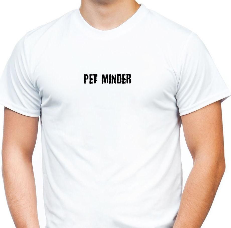 pet minder t shirt punk graffiti horror white tee rock metal 2018