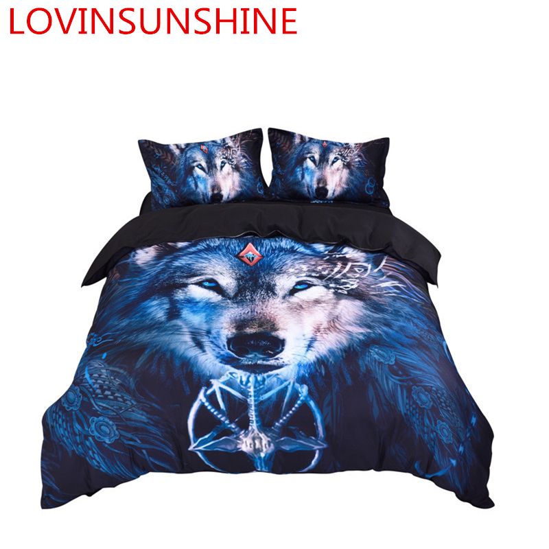 3d Wolf Bedding Sets Queen Size Animal Duvet Cover Set With 3d Wolf Bedding Sets Queen Size Animal Duvet Cover Set With Pillowcase Single Bedline Bed King Comforter Twin