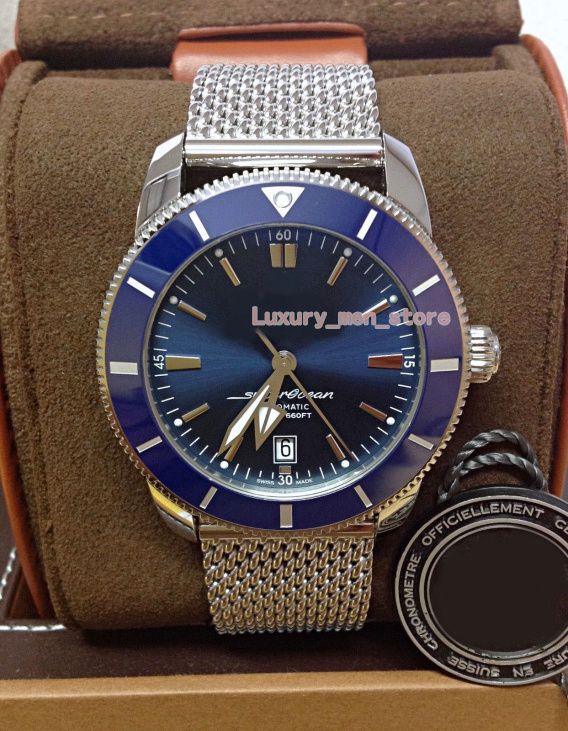Best Edition Luxury Wristwatch 46mm II AB2020161C1A1 46mm Blue Dial Diving Automatic Mechanisch ...