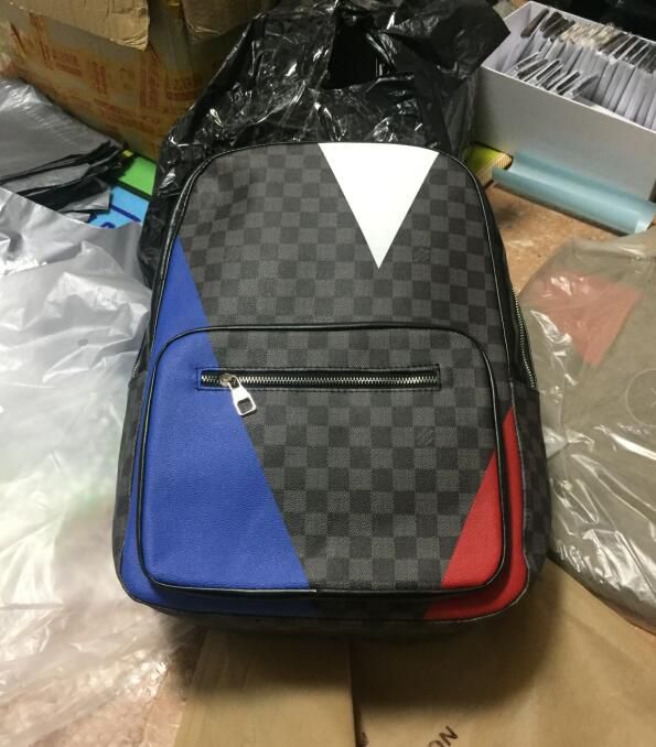 Europe Designer Brand N41612 Damier Cobal Mens Backpacks High Quality