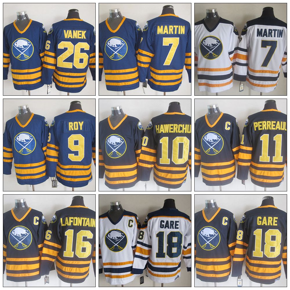 2020 Wholesale Buffalo Sabres Hockey Jerseys 7 Rick Martin 10 Christian