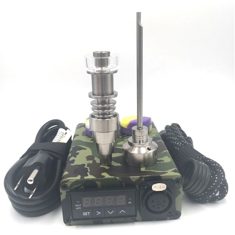 Electric Dab Rig Mini Portable ENAIL Wax Vaporizer Kit With Ti Titanium