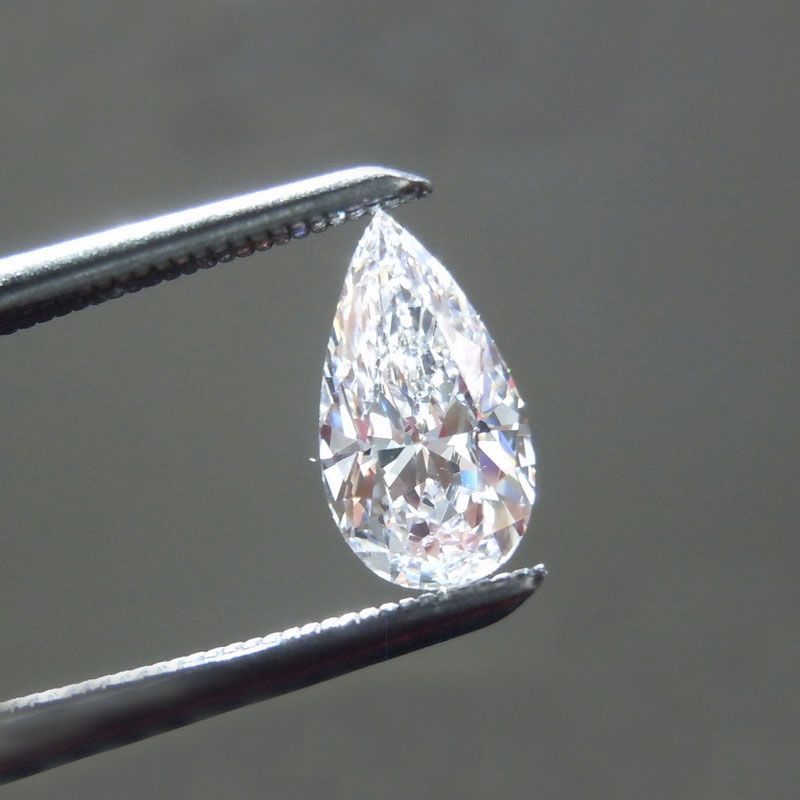 2019 0.1CT To 6CT Crushed Ice Pear Cut Moissanite Diamond Stones D Color VVS1 Water Shape