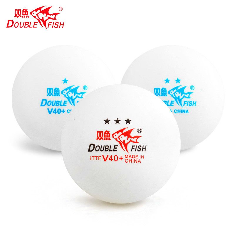 2021 /Pack DOUBLE FISH New Material V40+Mm Table Tennis Ball Three Star