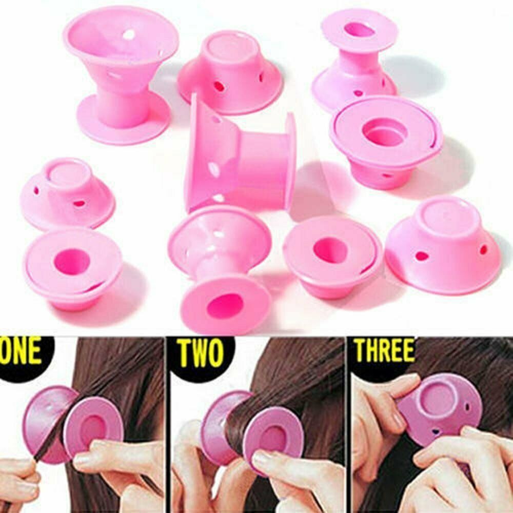 Soft Rubber Magic Hair Curlers Hair Style Roller Hairstyle Soft Care