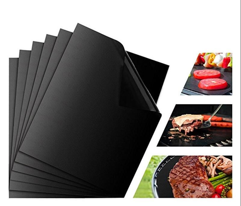 Non Stick Bbq Grill Mat 40 33cm Baking Mat Teflon Cooking