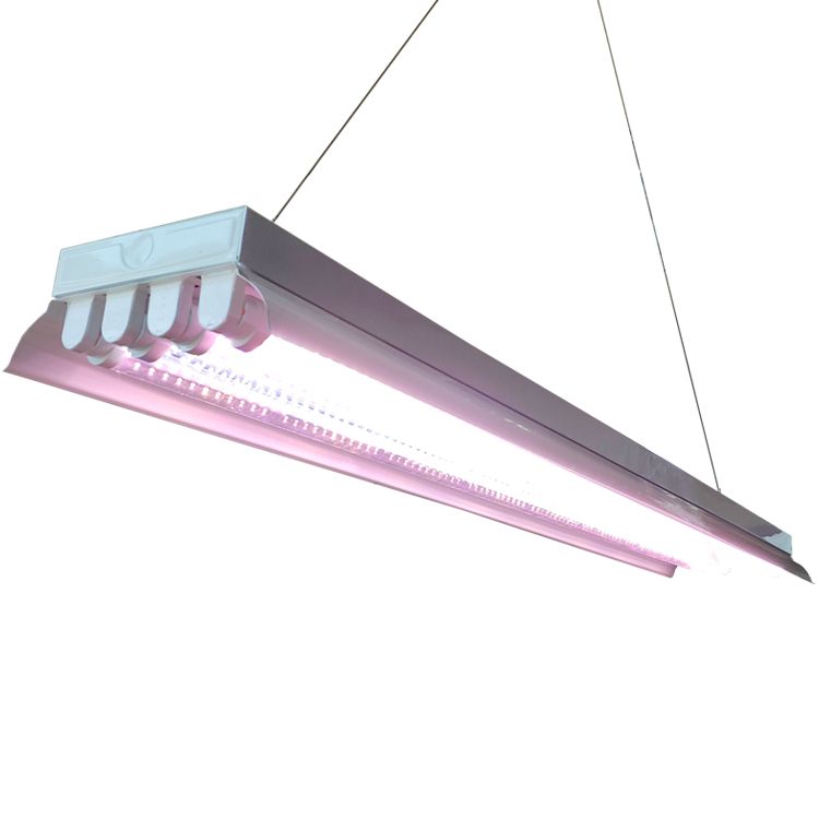 T8 HO Fluorescent LED Grow Light Fixture 4FT 4 Lamp Grow ...