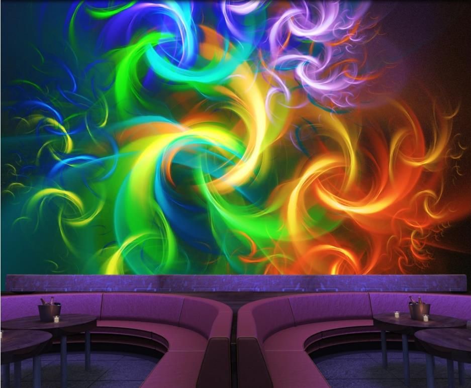 Custom Photo Wallpaper Modern Wallpaper For Living Room Abstract Glare