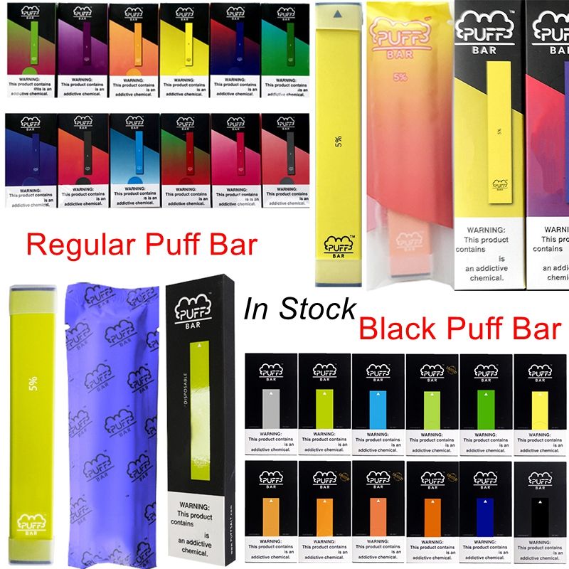 New Package Black Puff Bar Disposable Device Pod Puff Bars ...